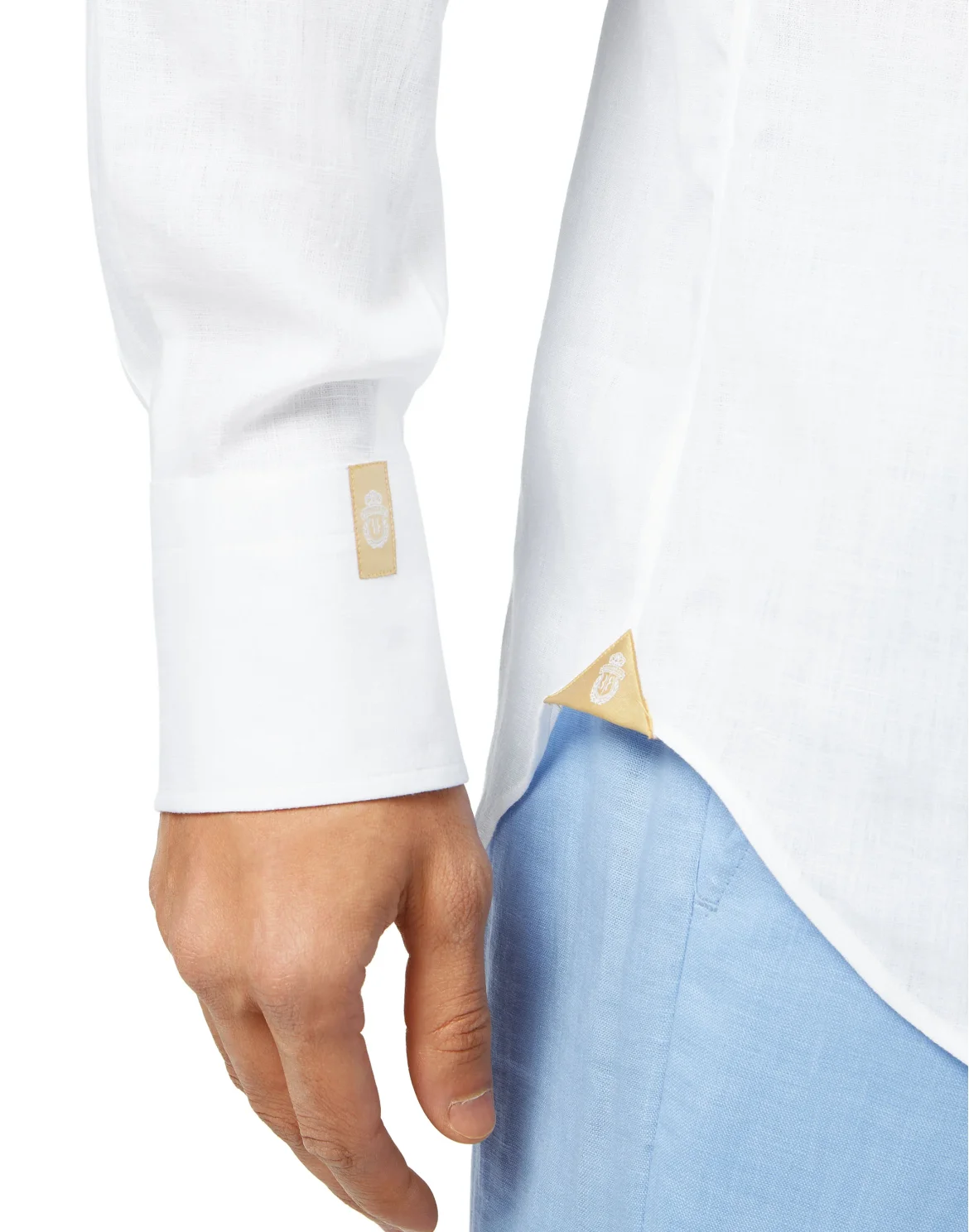 Linen Shirt Silver Cut LS, цвет: Белый