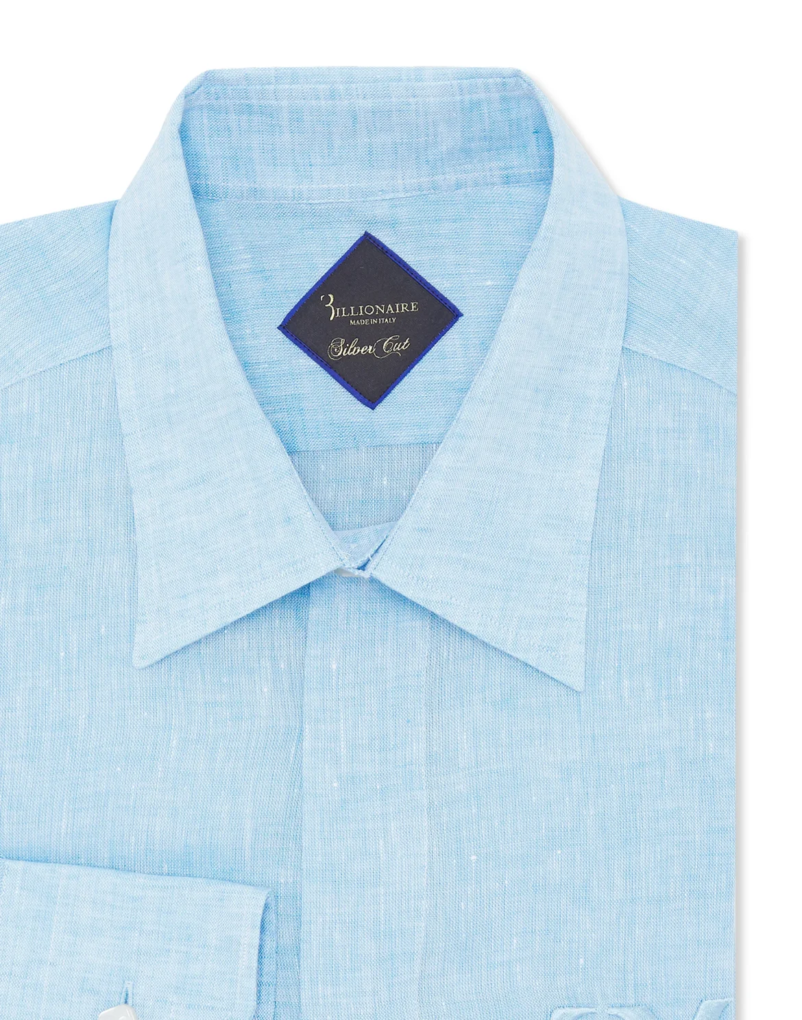Linen Shirt Silver Cut LS, цвет: Голубой