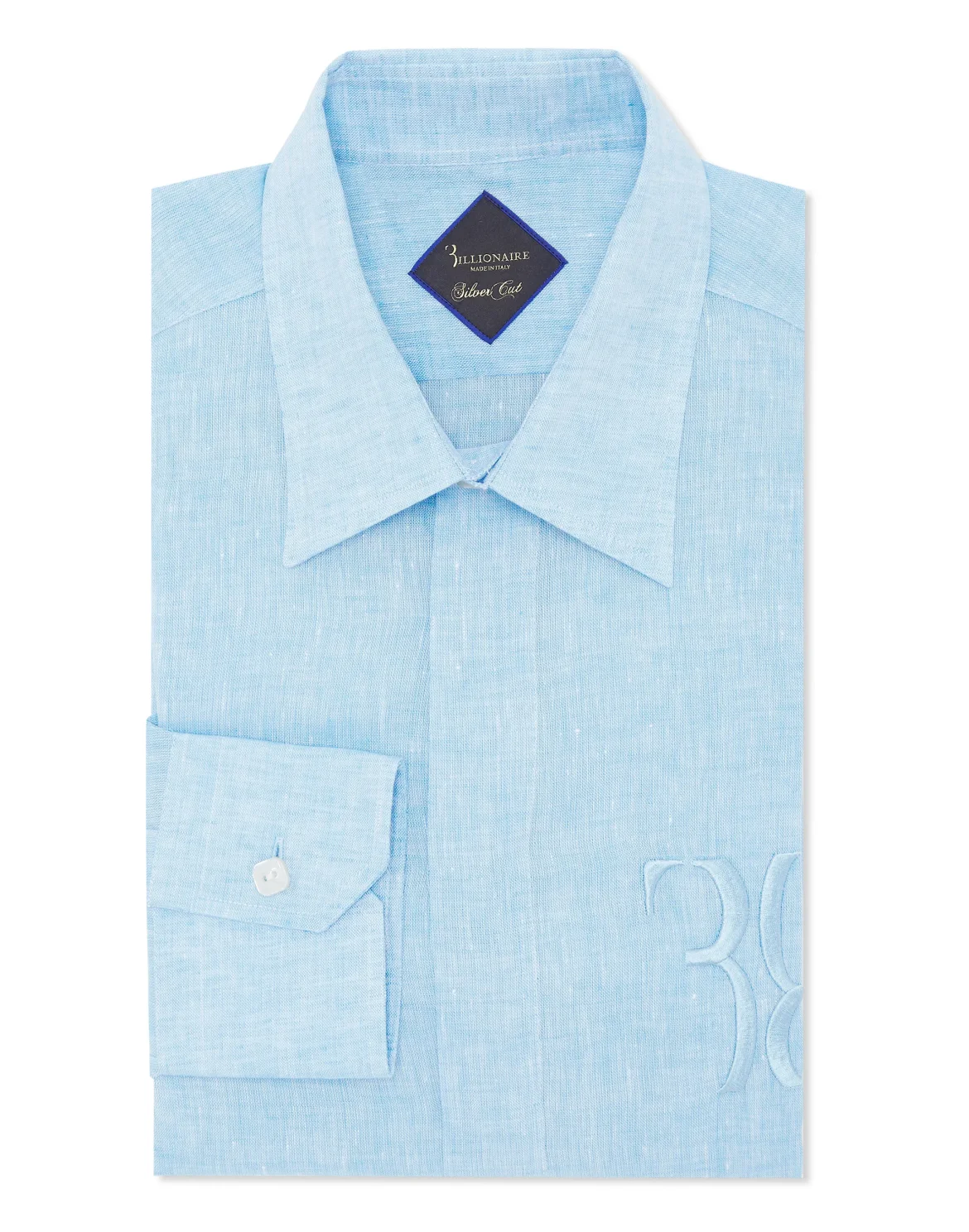 Linen Shirt Silver Cut LS, цвет: Голубой