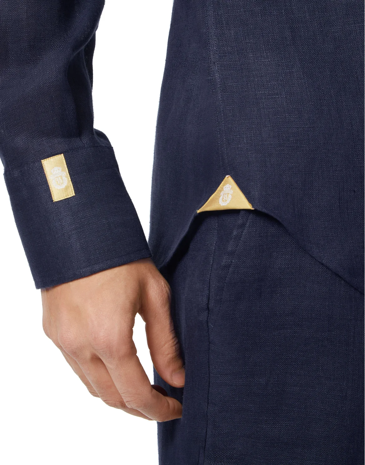 Linen Shirt Silver Cut LS, цвет: Синий