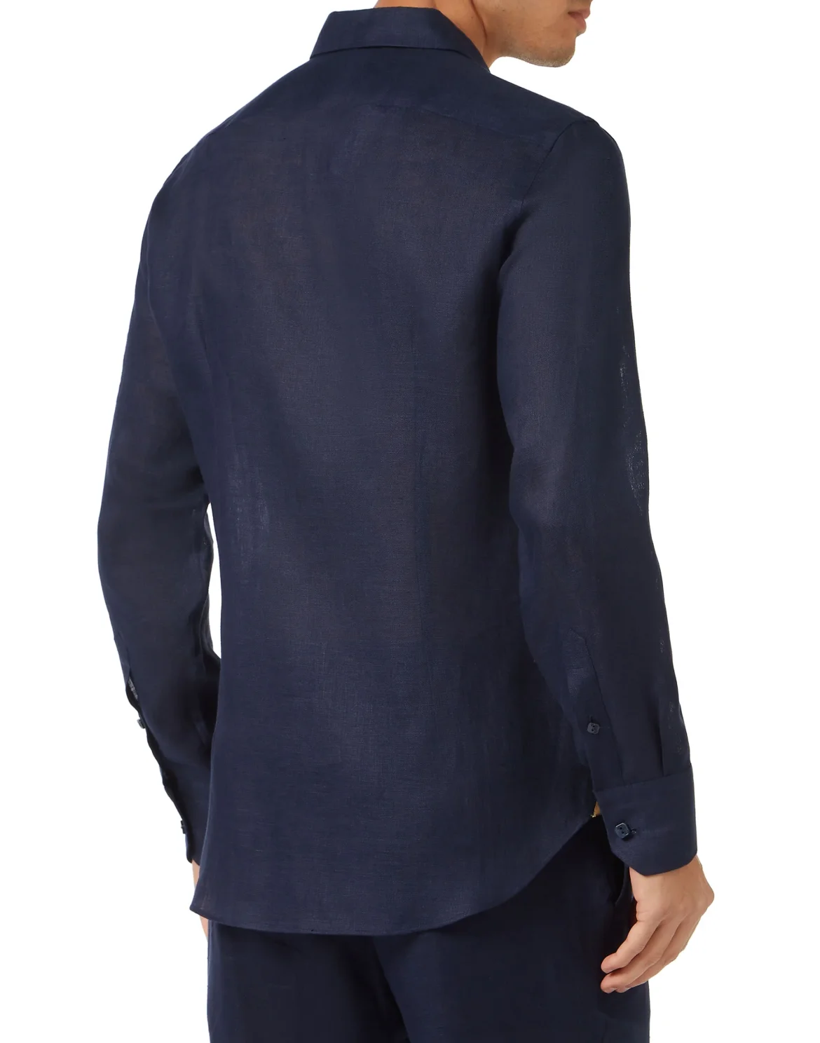 Linen Shirt Silver Cut LS, цвет: Синий