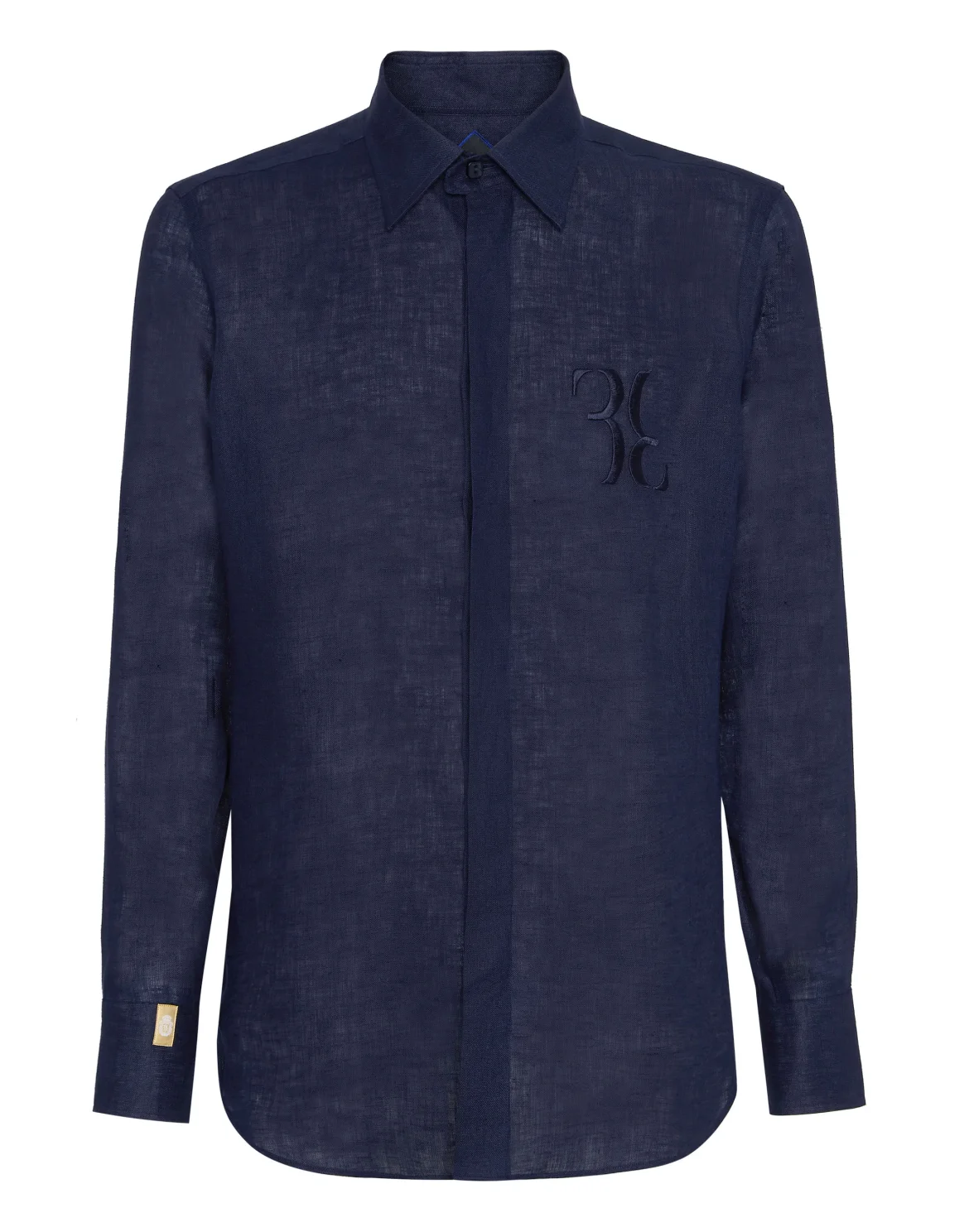 Linen Shirt Silver Cut LS, цвет: Синий