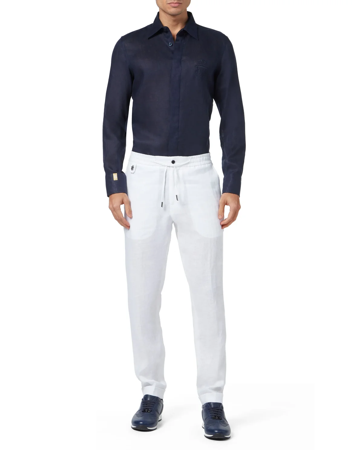 Linen Shirt Silver Cut LS, цвет: Синий