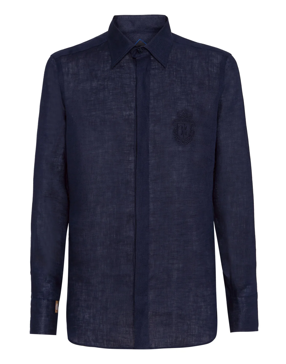 Linen Shirt Silver Cut LS, цвет: Синий