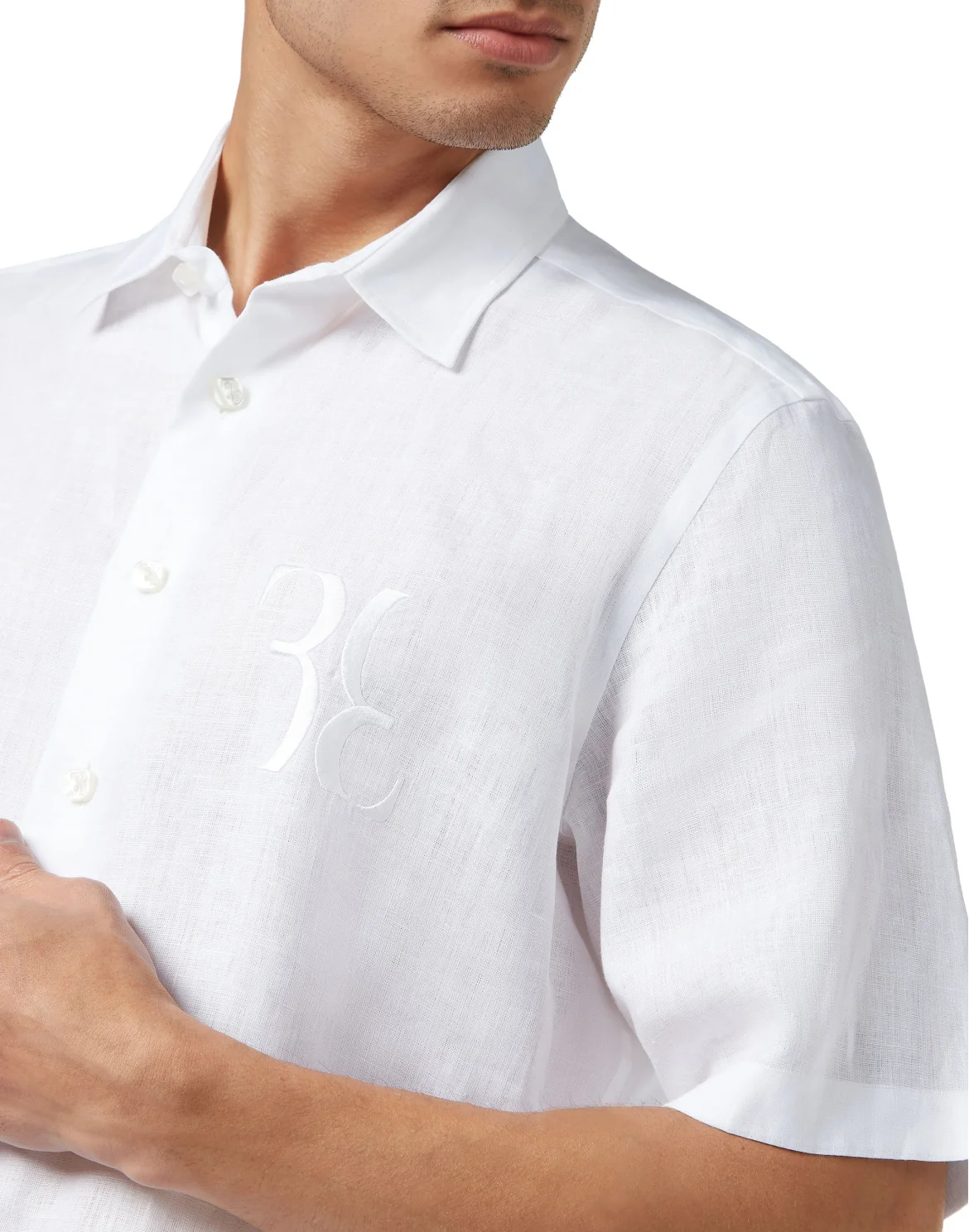 Linen Shirt Silver Cut LS, цвет: Белый