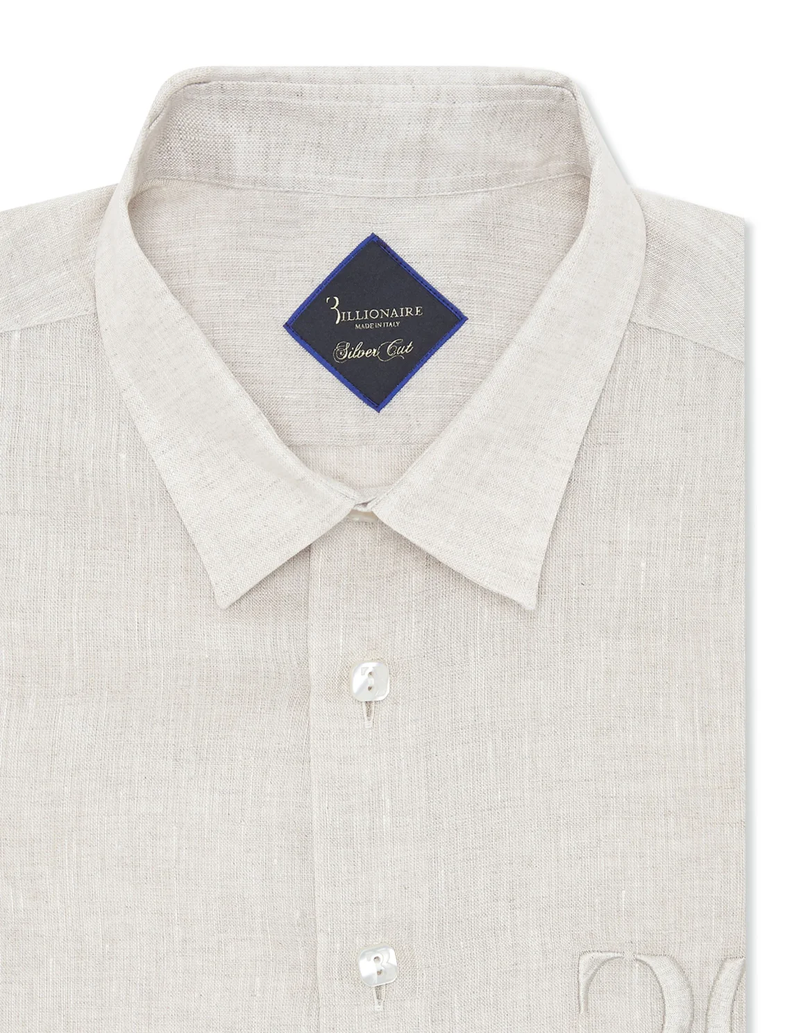 Linen Shirt Silver Cut LS, цвет: Бежевый