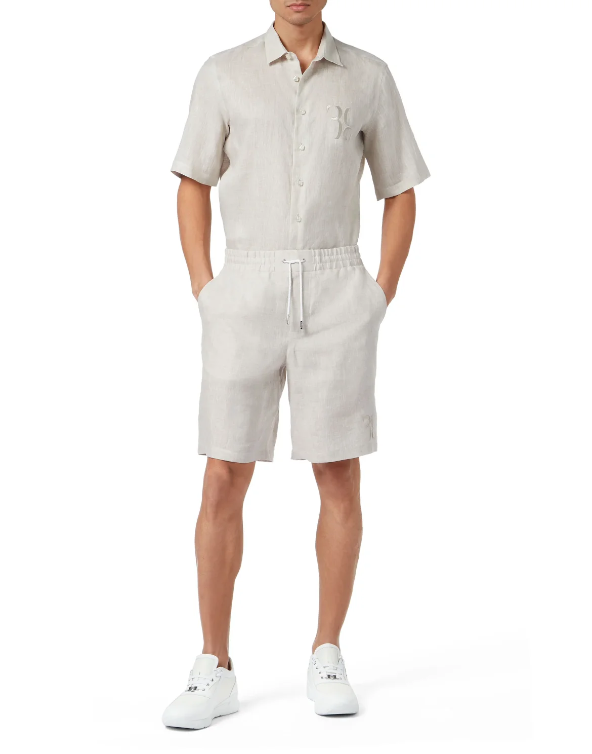 Linen Shirt Silver Cut LS, цвет: Бежевый