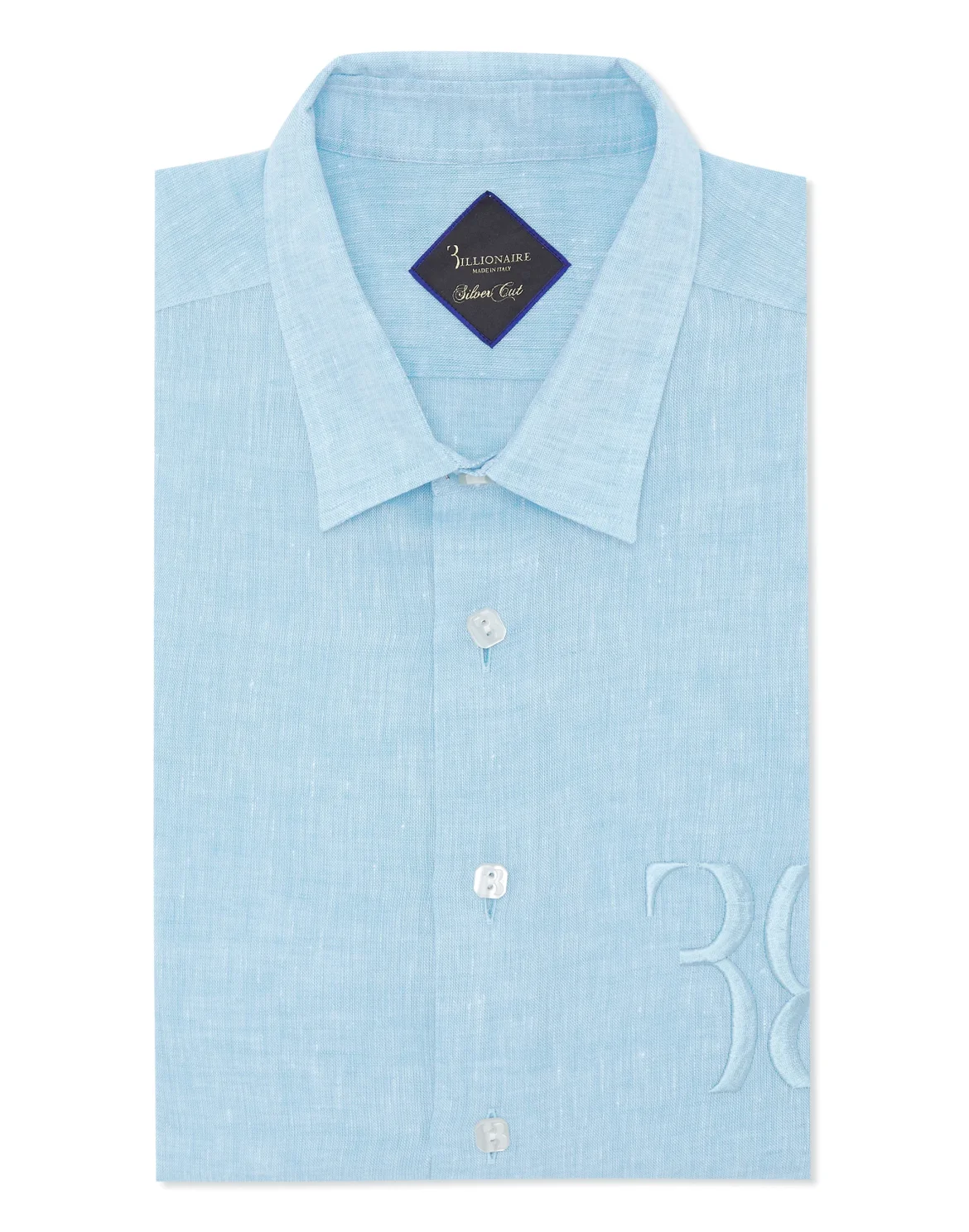 Linen Shirt Silver Cut LS, цвет: Голубой