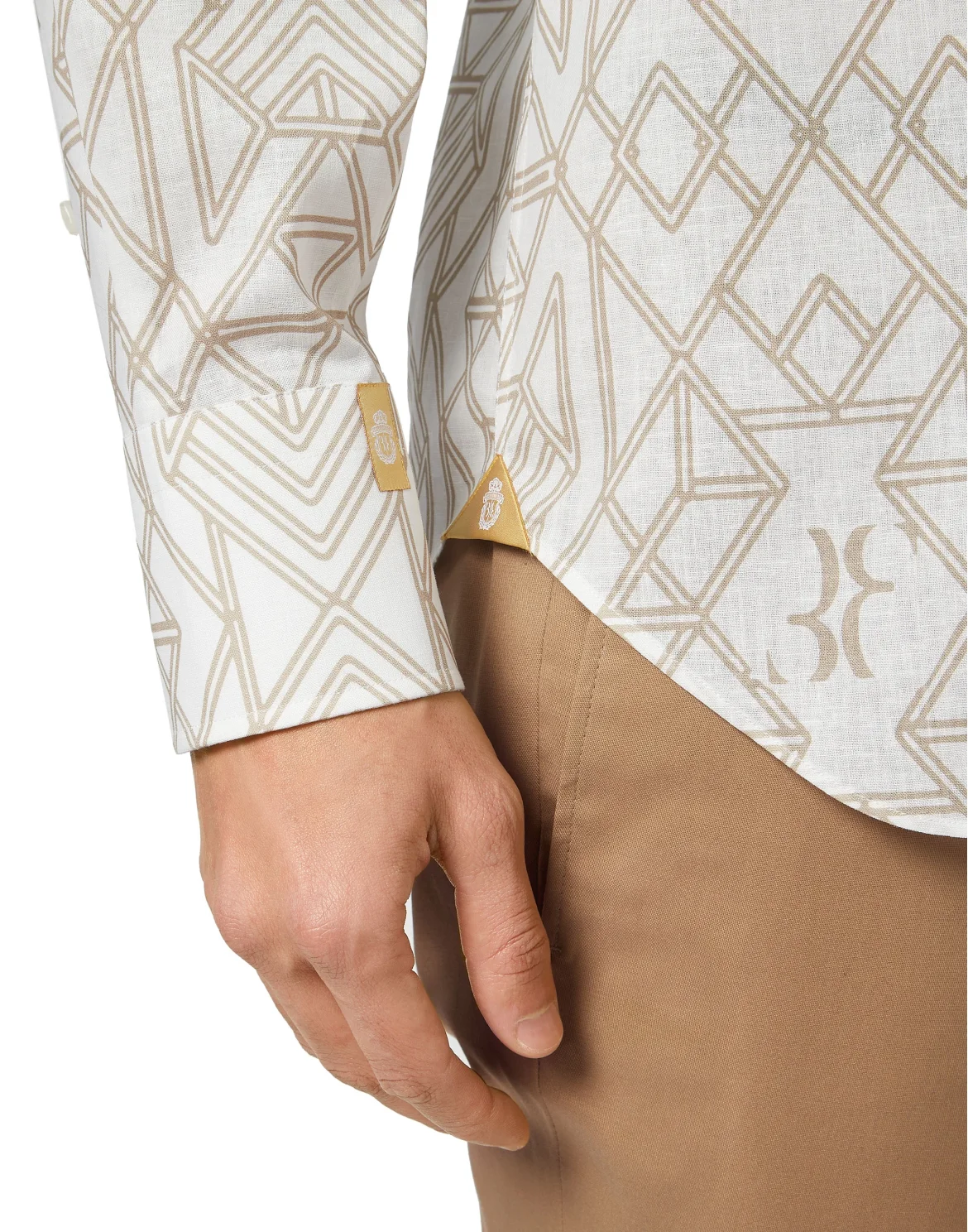 Linen Shirt Silver Cut LS, цвет: Белый