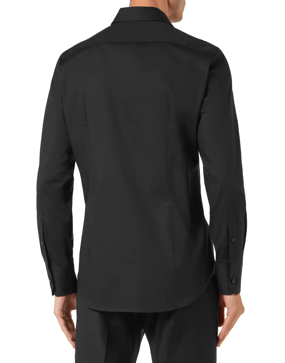 Coton Shirt Silver Cut LS, цвет: Черный