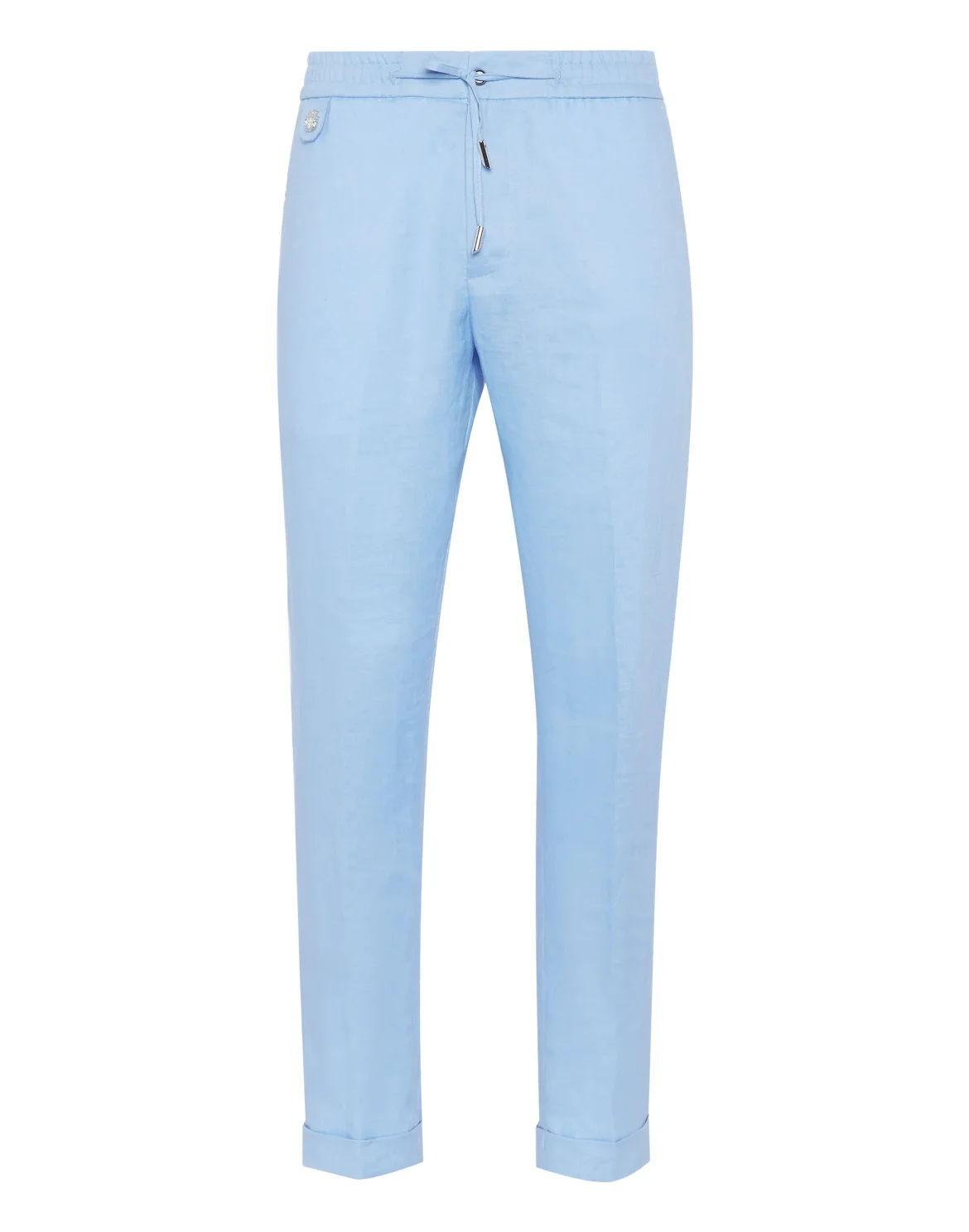 Linen Jogging Trousers, цвет: Голубой