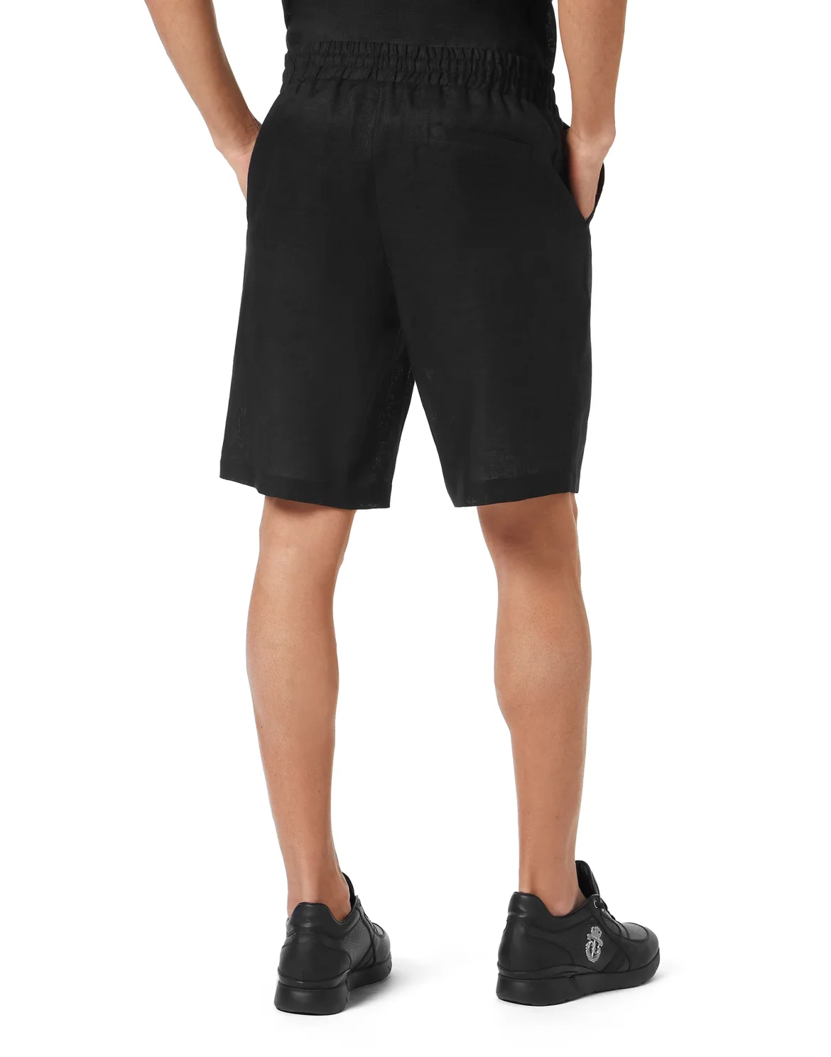 Linen Shorts, цвет: Черный