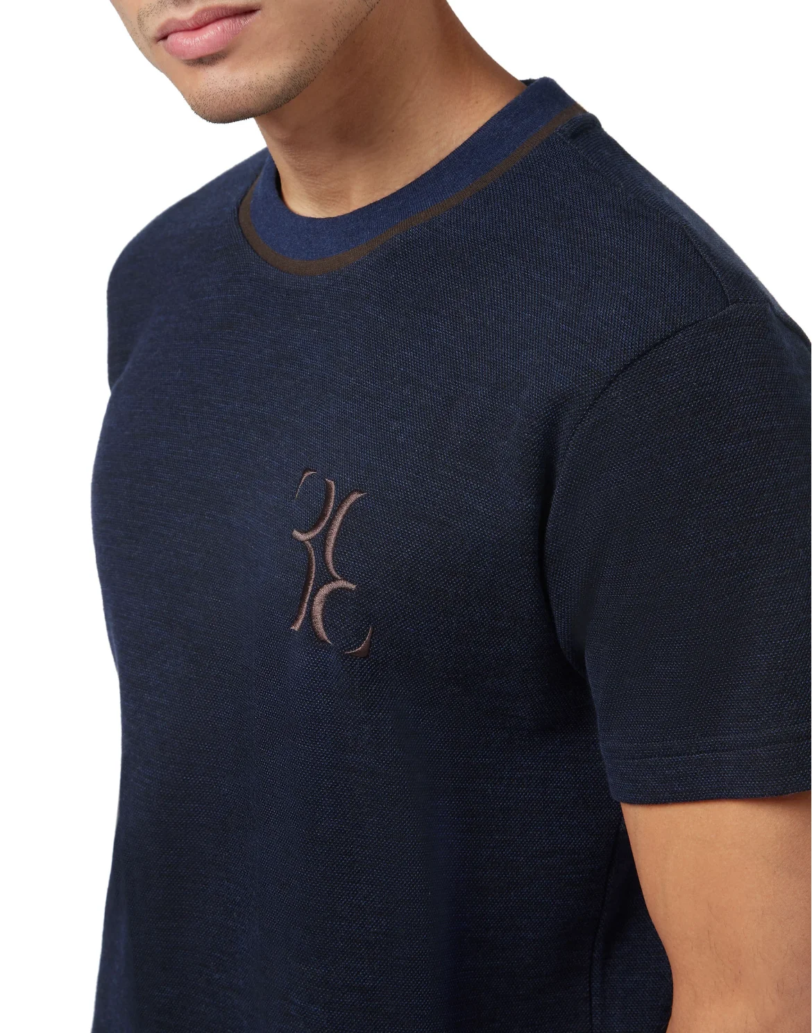Light Wool T-shirt Round Neck SS, цвет: Синий