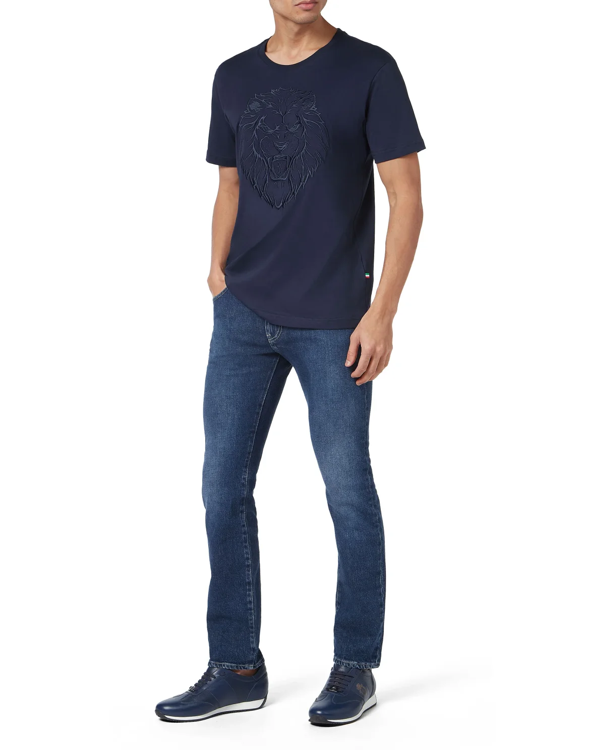 T-shirt Round Neck SS, цвет: Синий