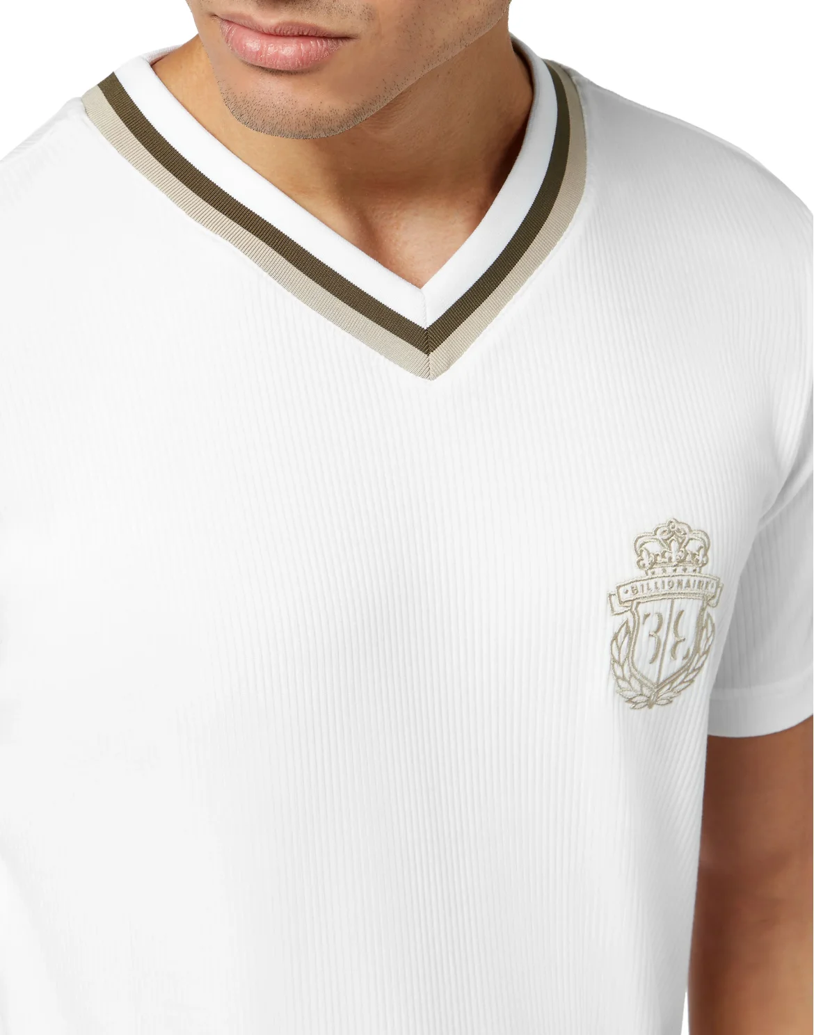 T-shirt V-Neck SS, цвет: Белый