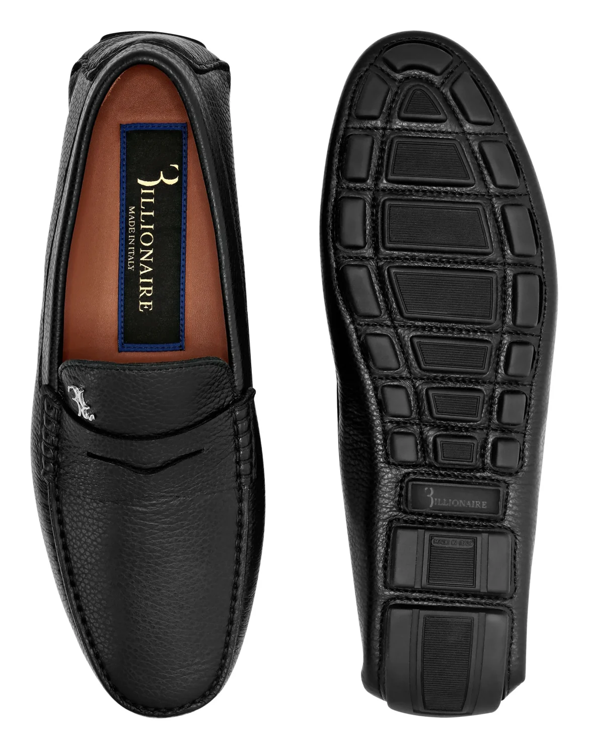 Leather Moccasin, цвет: Черный