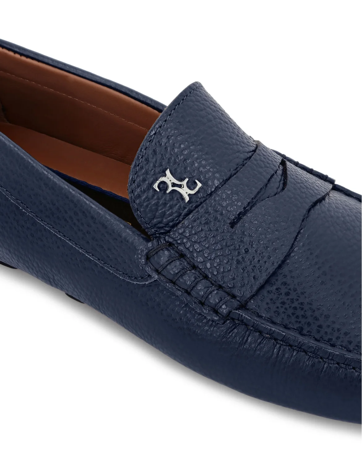 Leather Moccasin, цвет: Синий