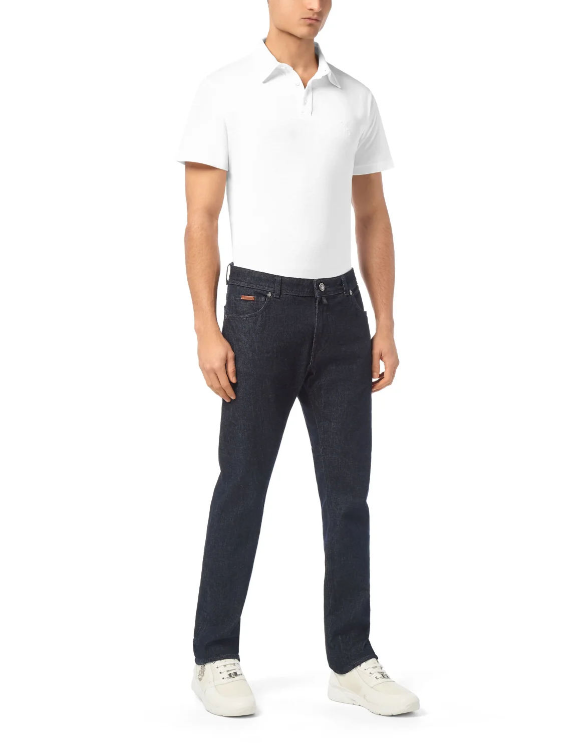 Denim Trousers Super Straight Cut, цвет: Серый