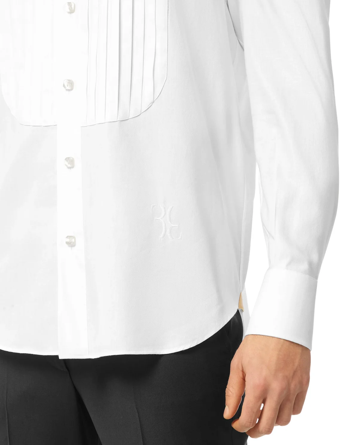 Shirt Gold Cut LS Silk, цвет: Белый