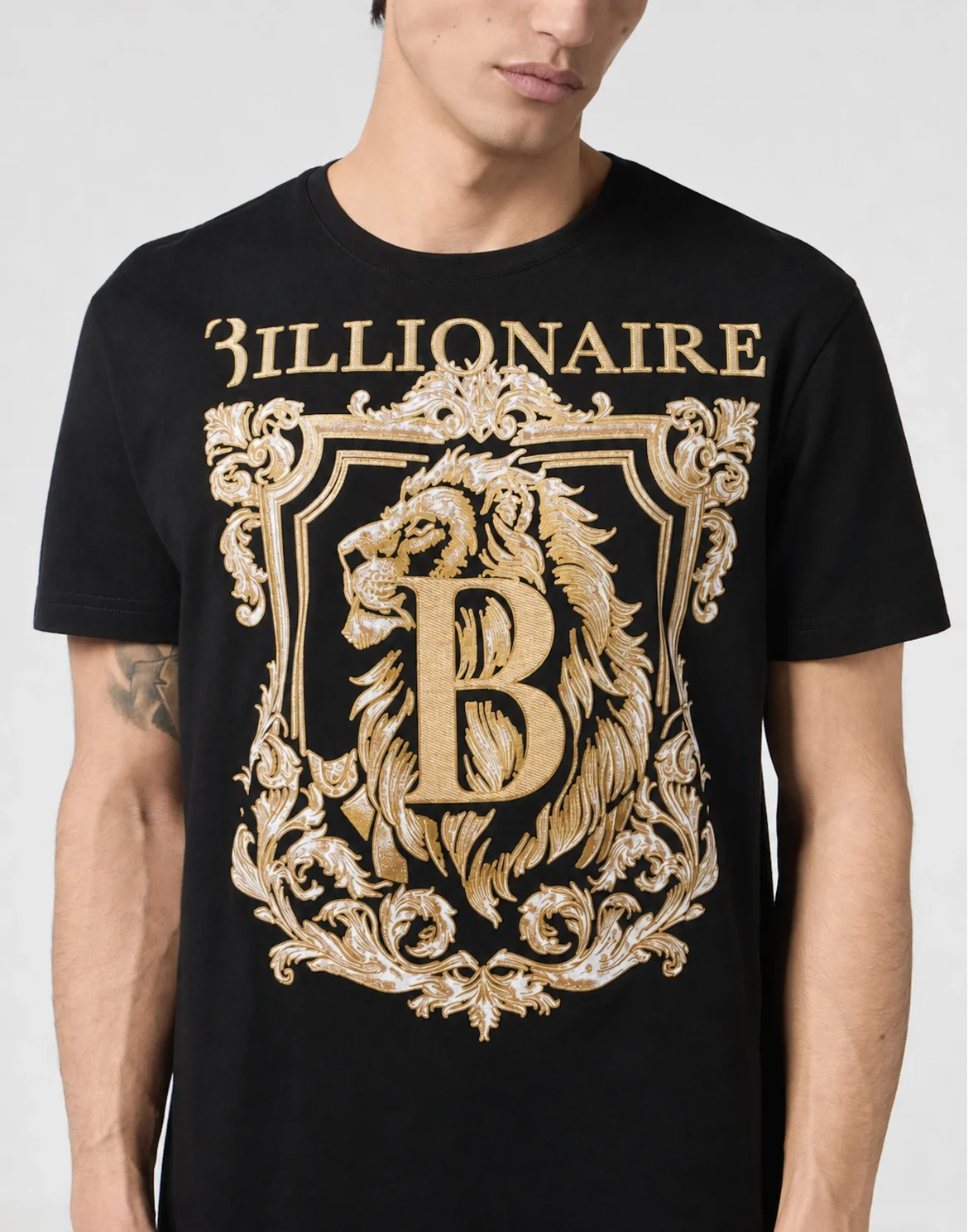 T-Shirt Round Neck SS Lion B Frame, цвет: Синий