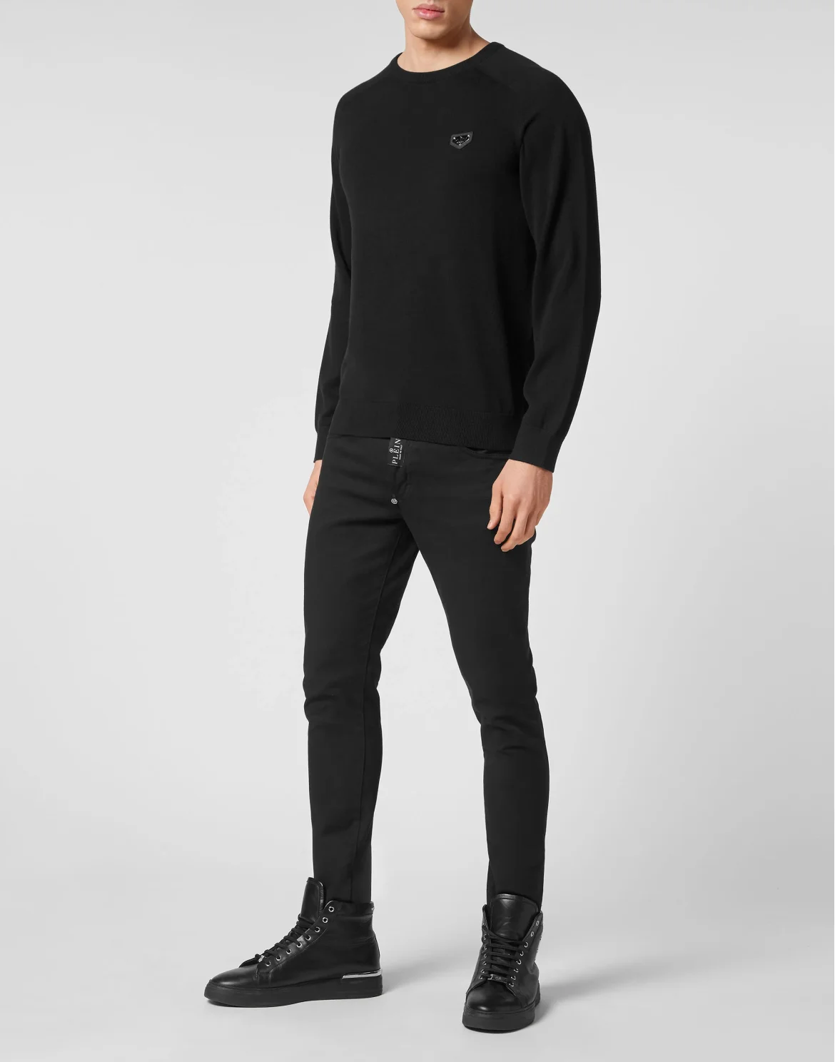 Pullover Round Neck LS, цвет: Черный
