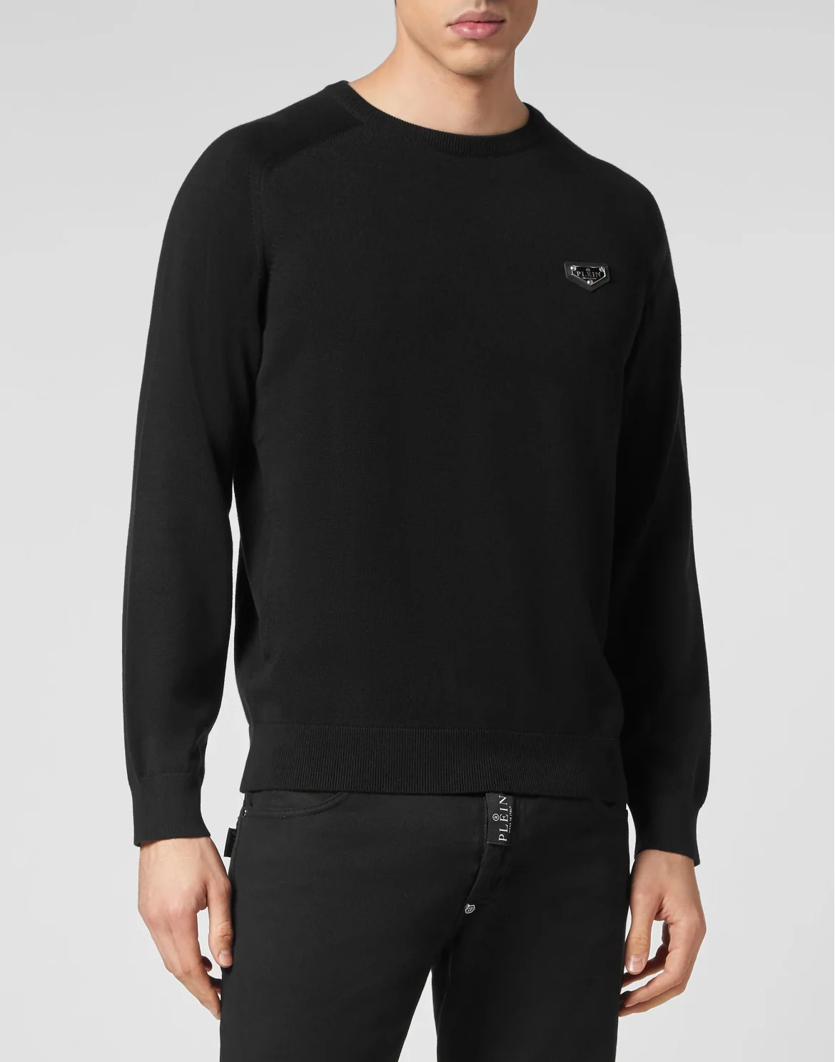 Pullover Round Neck LS, цвет: Черный