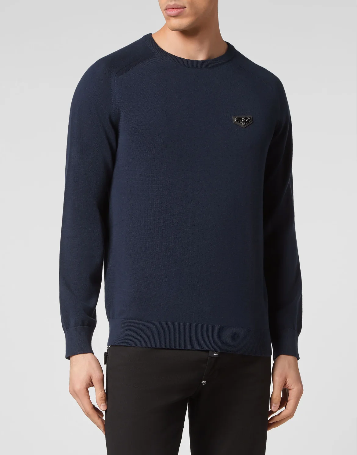 Pullover Round Neck LS, цвет: Синий