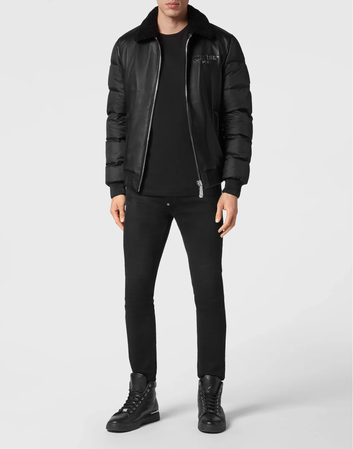 Leather Jacket, цвет: Черный