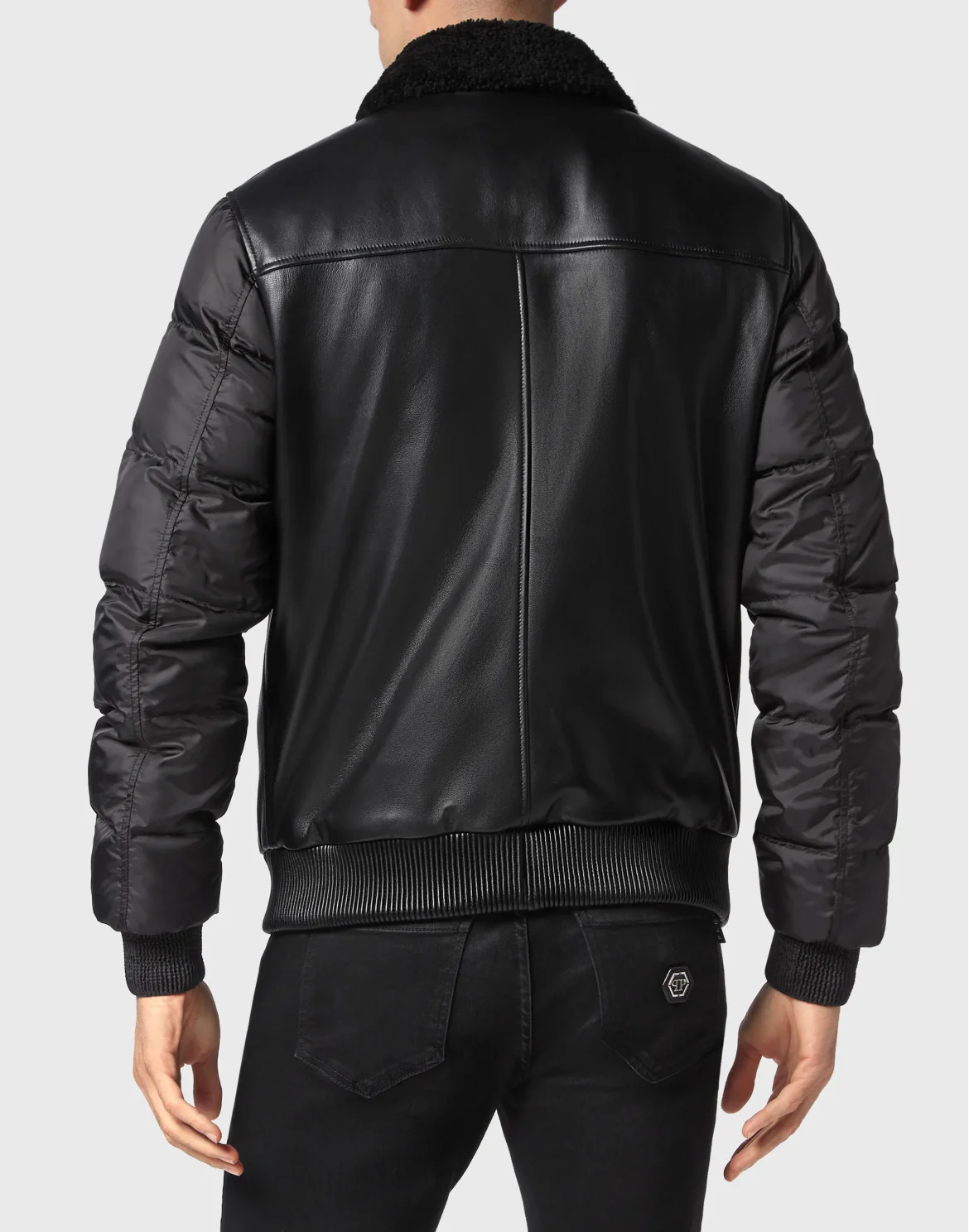 Leather Jacket, цвет: Черный