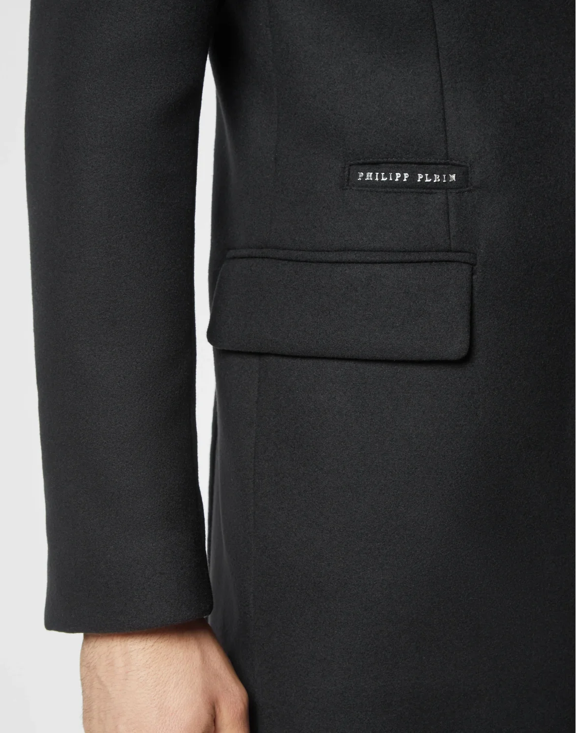 Coat Long "Gothic P" Gothic Plein, цвет: Черный