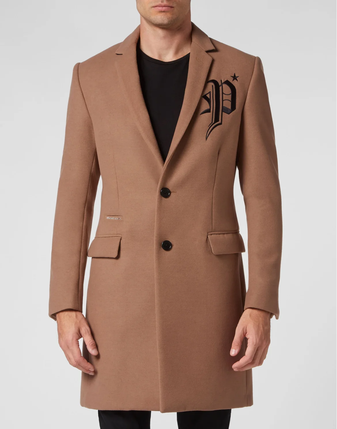 Coat Long "Gothic P" Gothic Plein, цвет: Бежевый