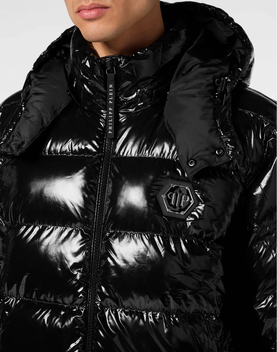 Nylon Down Jacket, цвет: Черный