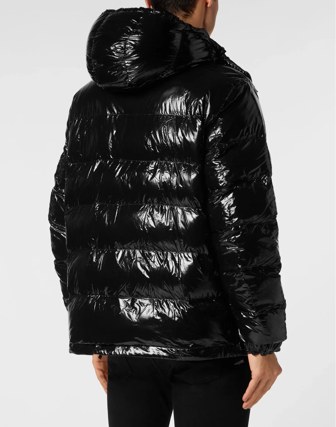 Nylon Down Jacket, цвет: Черный
