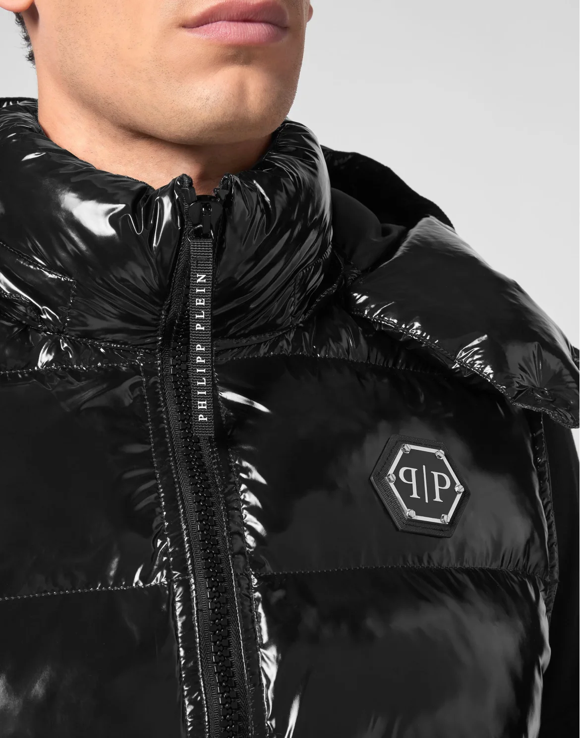 Nylon Down Jacket Vest, цвет: Черный