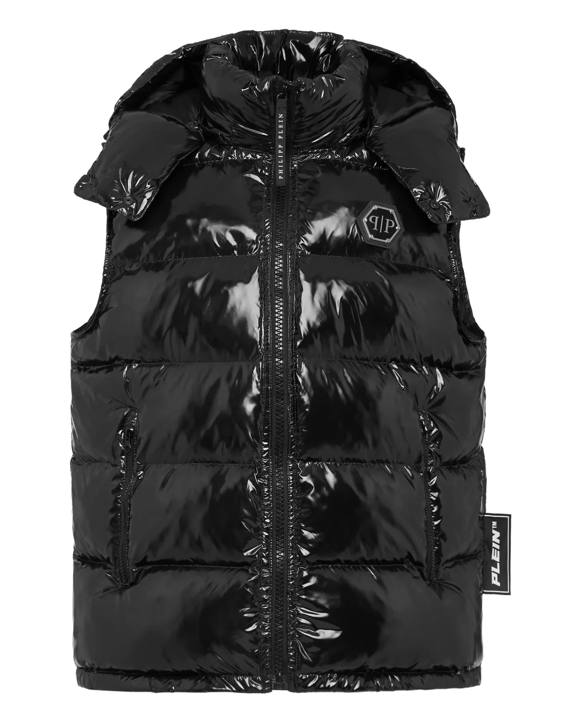 Nylon Down Jacket Vest, цвет: Черный