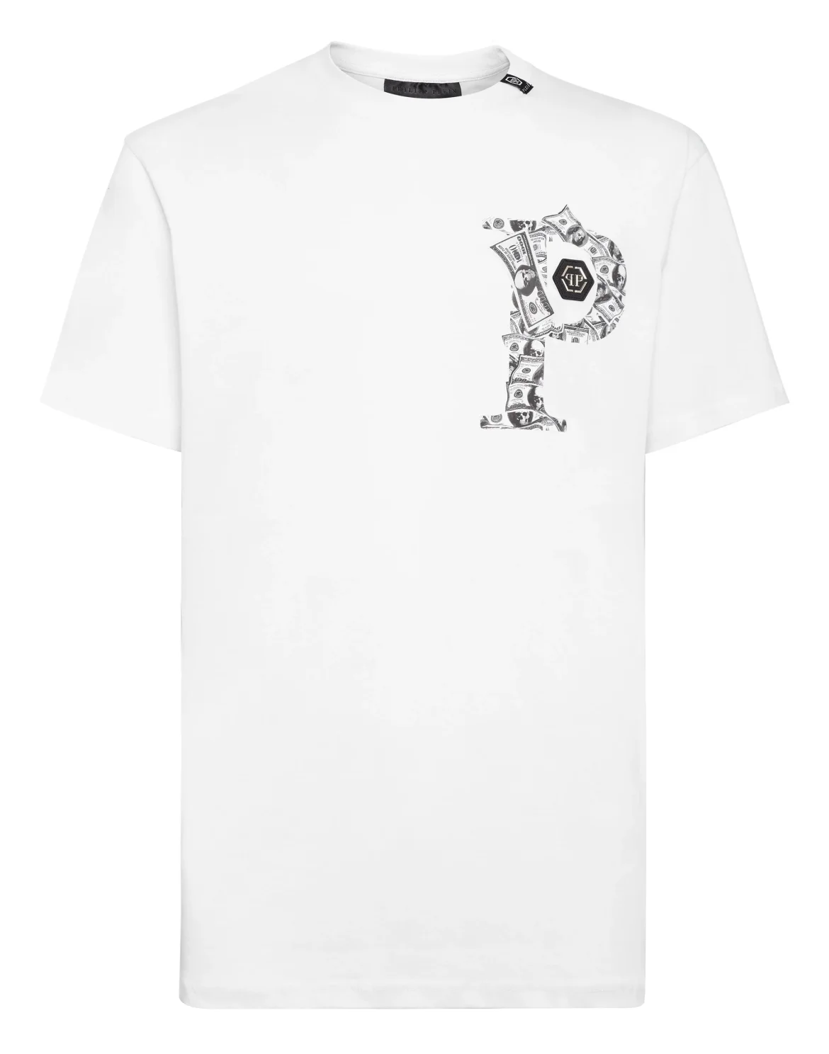 T-shirt Round Neck SS Money, цвет: Белый