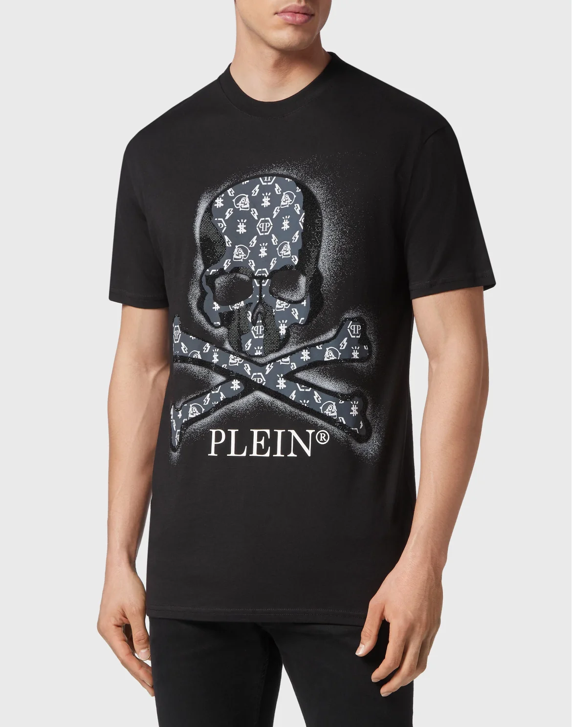 T-shirt Round Neck SS Skull, цвет: Черный
