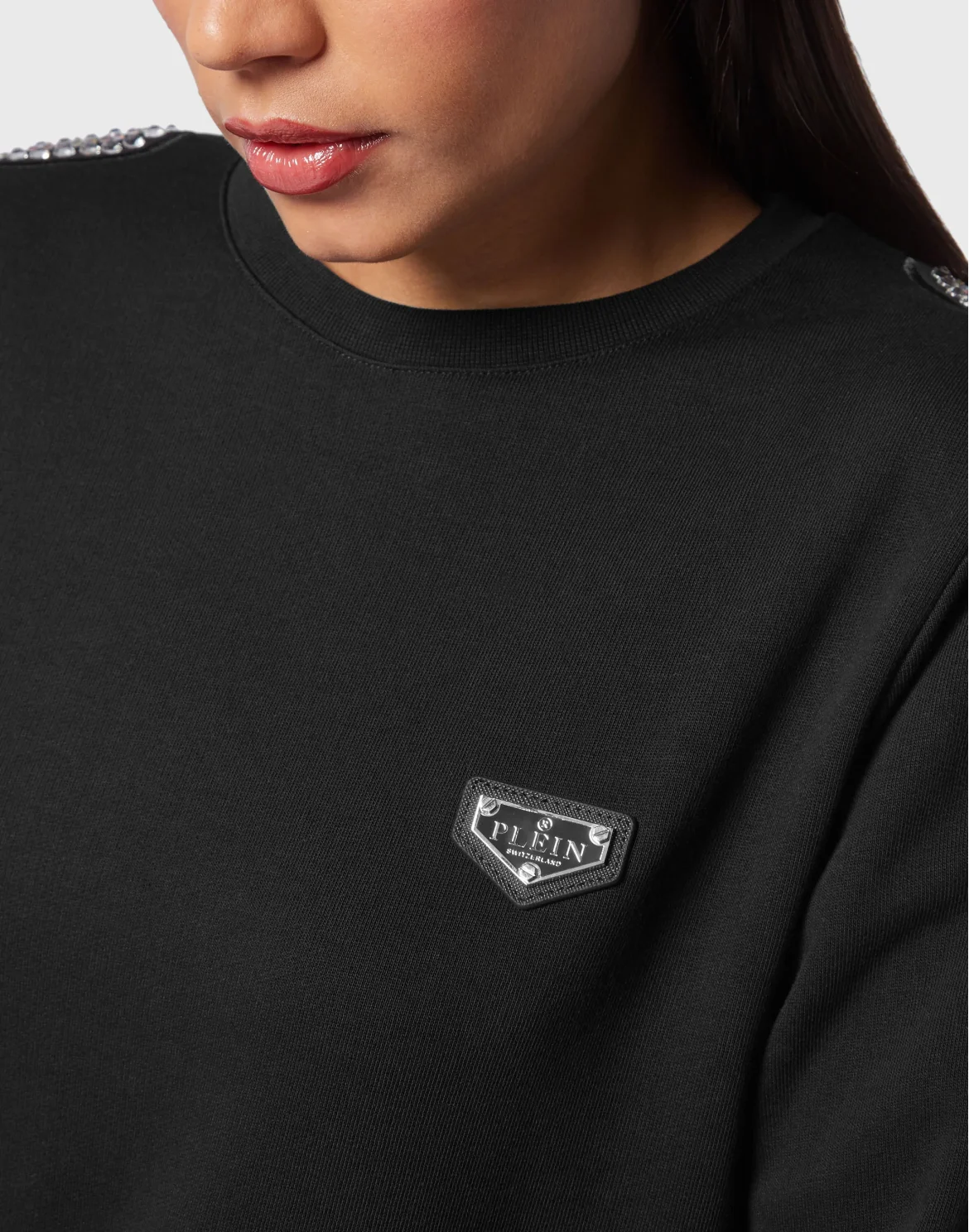 Sweatshirt LS Crystal Cable, цвет: Черный