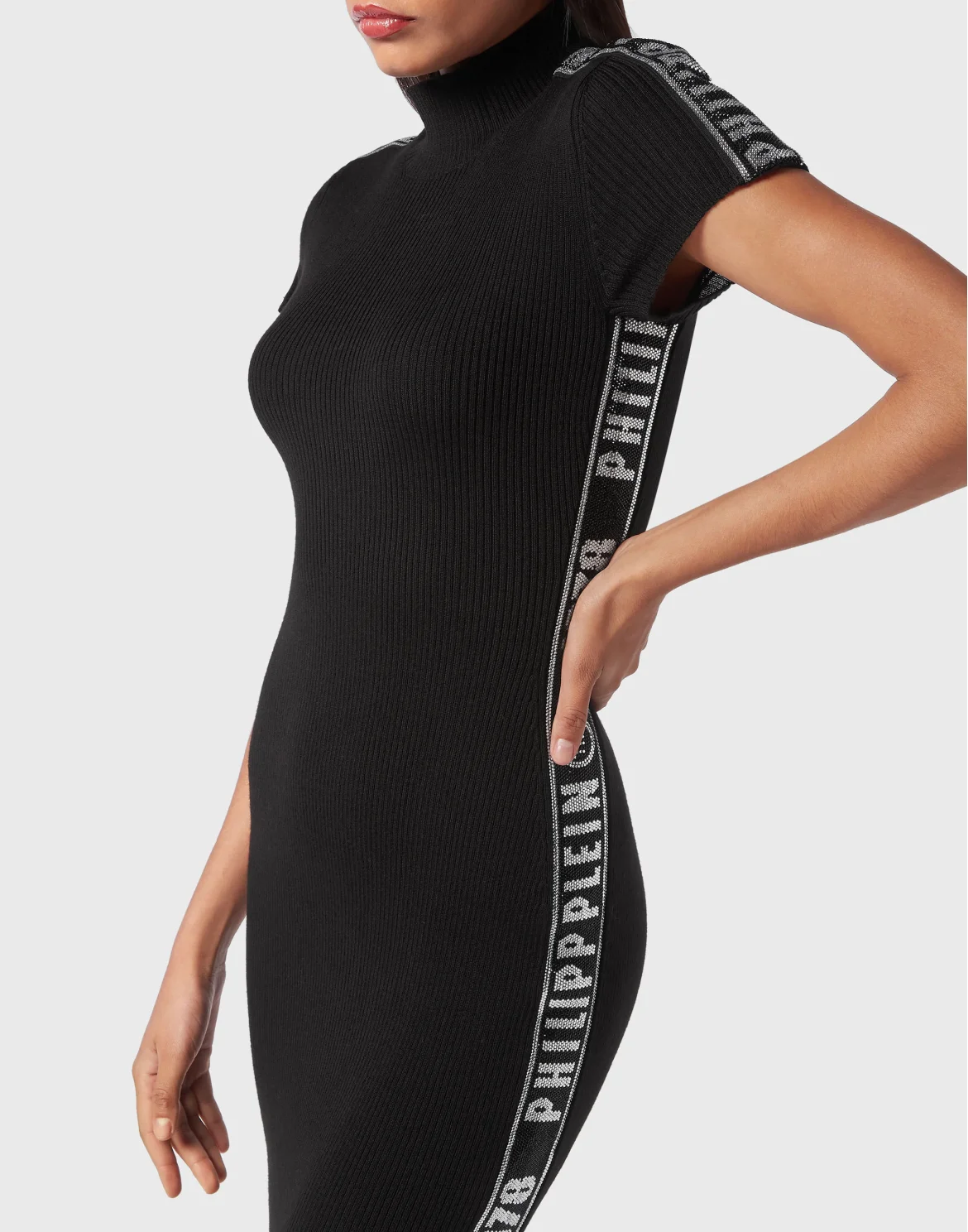Wool Dress stones Philipp Plein TM, цвет: Черный