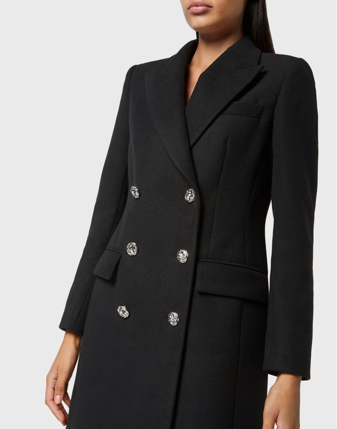 Coat Long, цвет: Черный