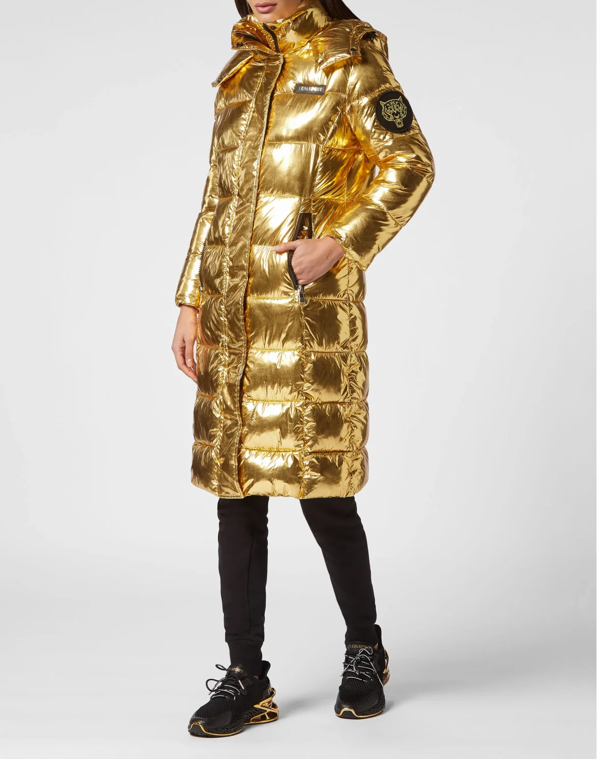 OUTERWEAR LONG JACKET WOMAN, цвет: Золотой
