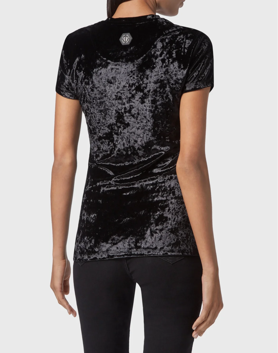 T-shirt Round Neck SS Skull, цвет: Черный