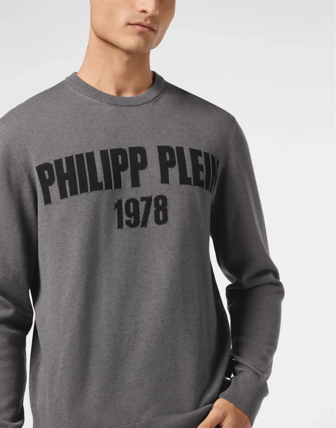 Round Neck Pullover 1978, цвет: Серый