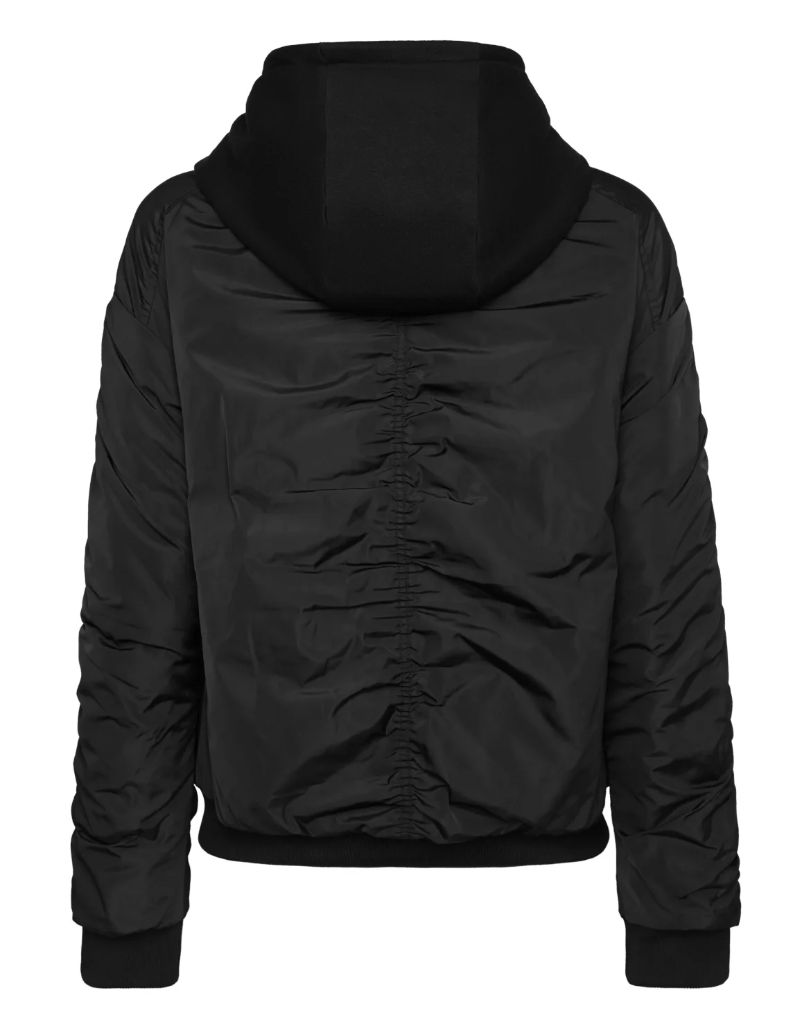 Padded Nylon Jacket, цвет: Черный