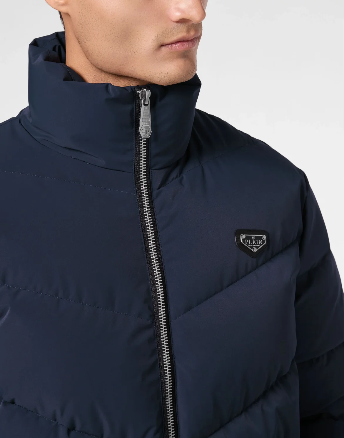 Padded Nylon Jacket, цвет: Синий