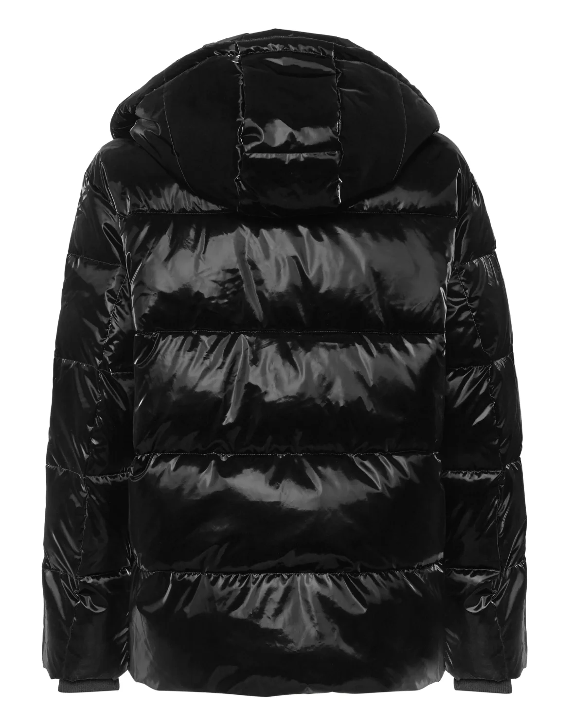 Oversize Padded Nylon Jacket, цвет: Черный