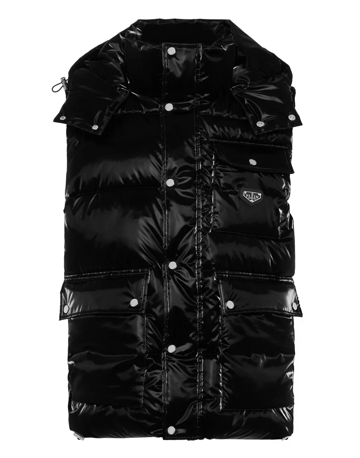 Nylon Puffer Vest, цвет: Черный