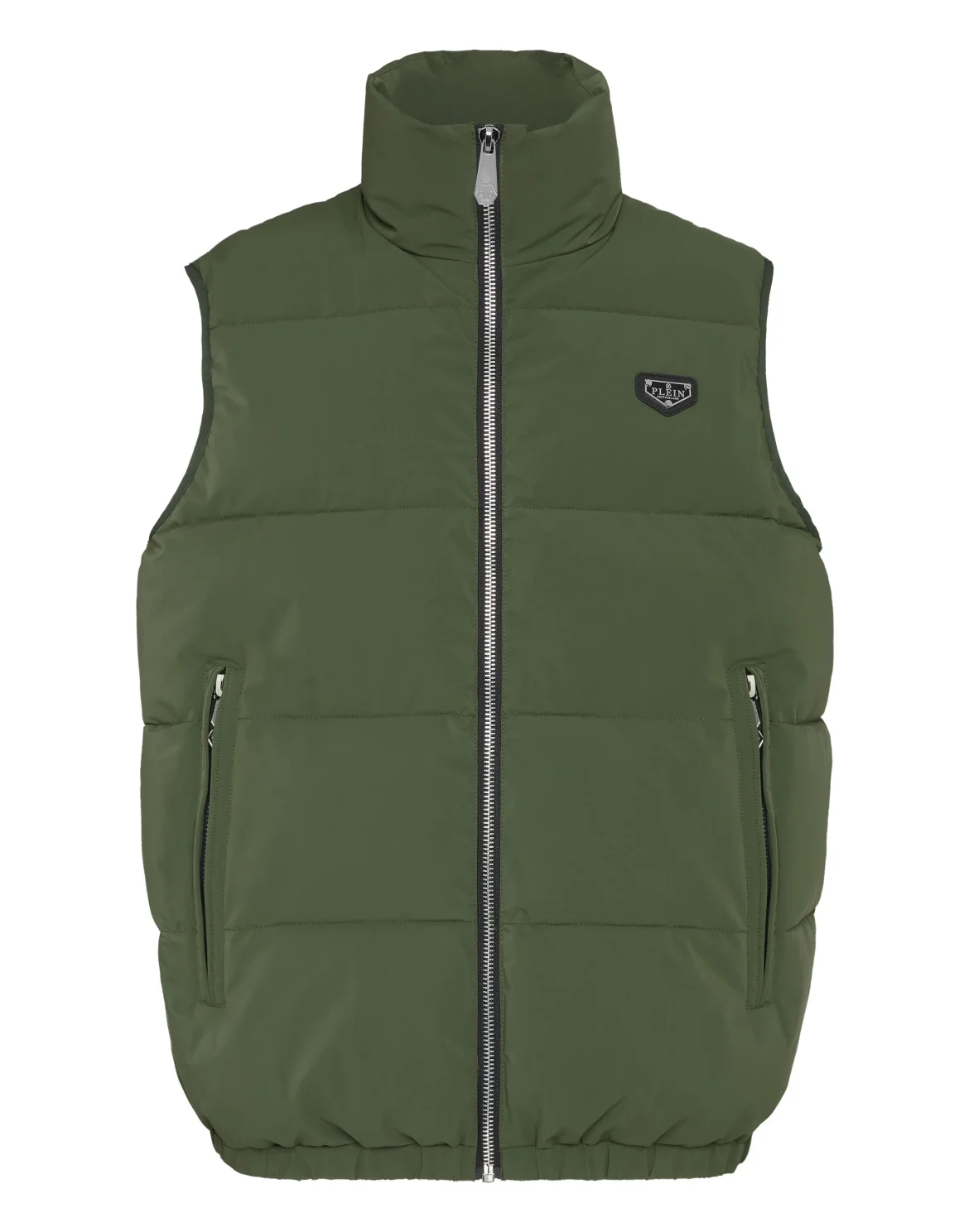 Nylon Down Jacket Vest, цвет: Зеленый