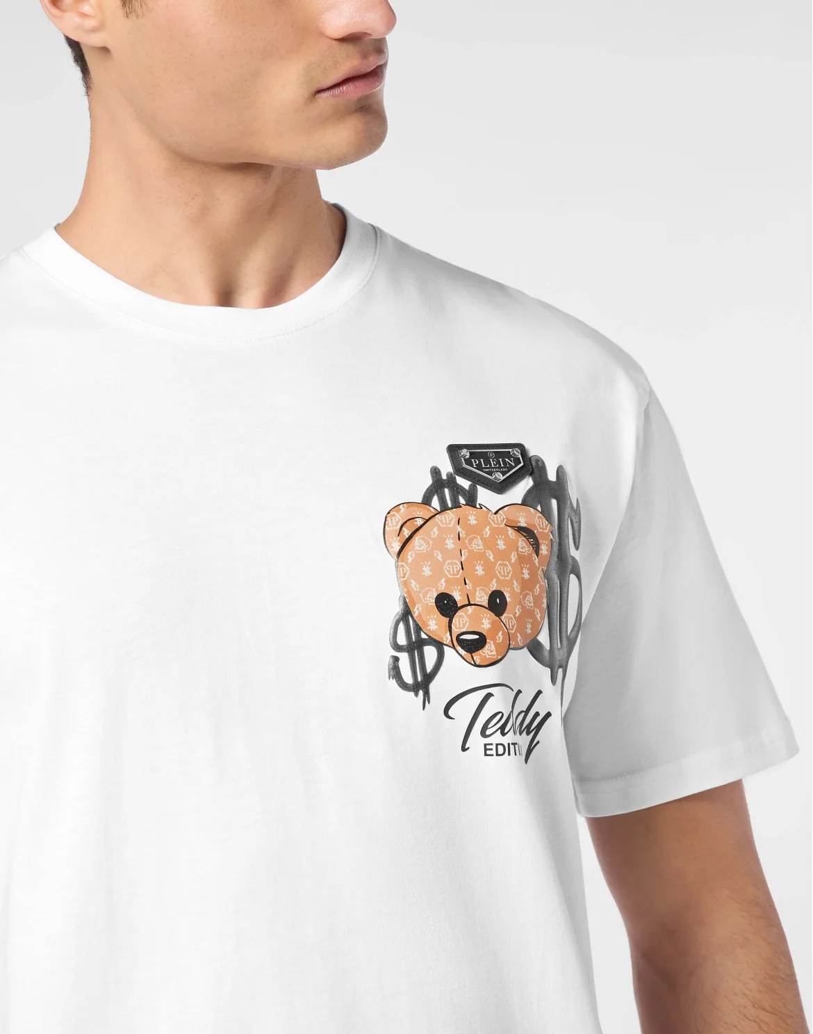 Round Neck T-Shirt Teddy, цвет: Белый