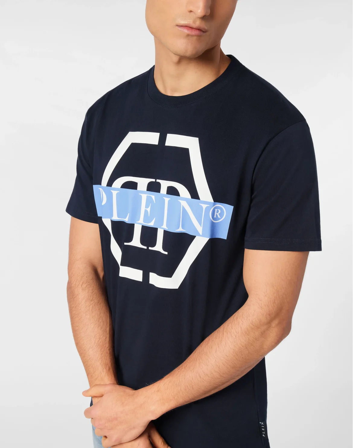 Round Neck T-Shirt PP Tape, цвет: Синий